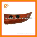 2 hole imitate horn wooden button for garment